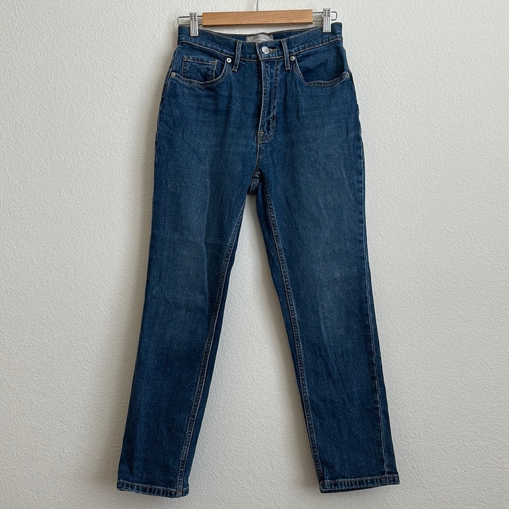Everlane Original Cheeky Dark Blue Jeans